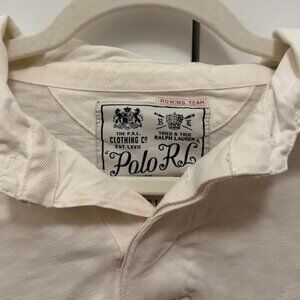 Ralph Lauren Men's White and Cream Shirt